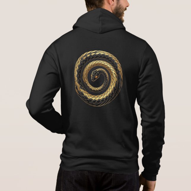 Math Ormsnöd - Gyllene Snögg Present T Shirt (Baksida)