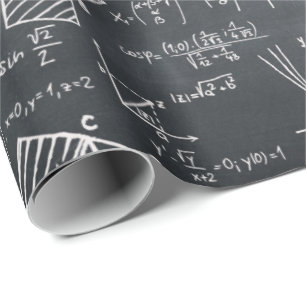 Math Physics på Blackboard Geegy Gift for Teacher Presentpapper