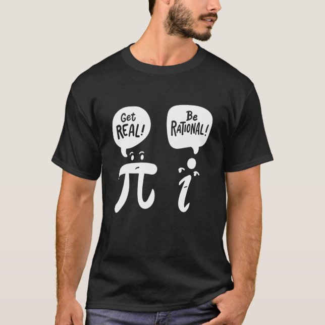 Math Pi får reell tillgång till RT T Shirt (Framsida)