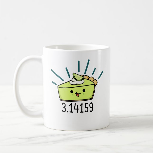 Math Pi Number Funny Paj Pun Kaffemugg (Vänster)