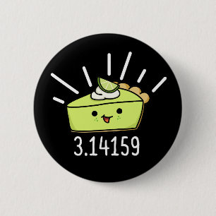 Math Pi Number Funny Paj Pun Mörk BG Knapp