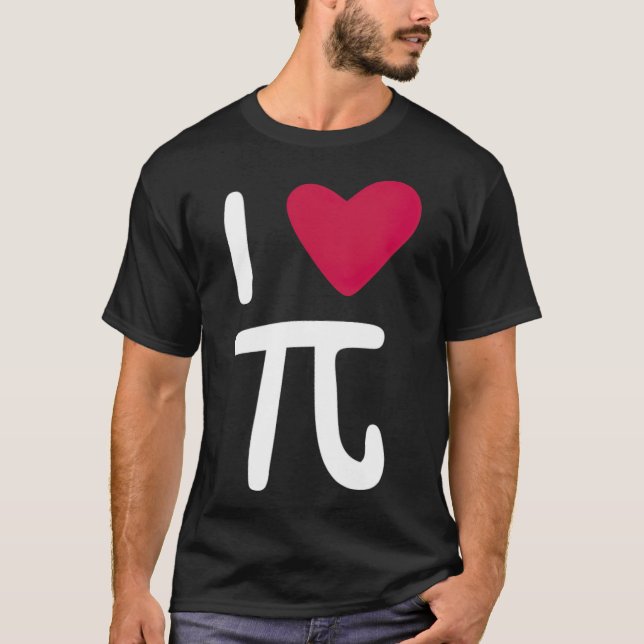 Math Pi rodeo tina T Shirt (Framsida)