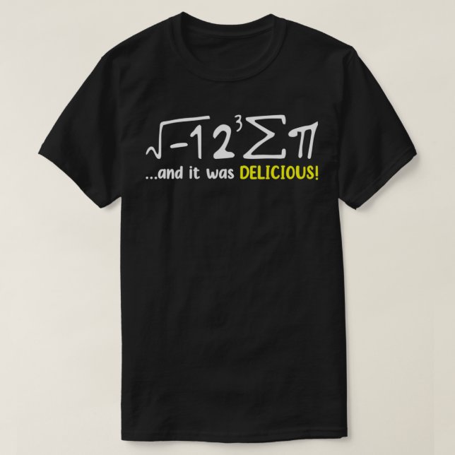 Math Pi Symbol, Pi Day Apparat jag Ate lite Paj To T Shirt (Design framsida)
