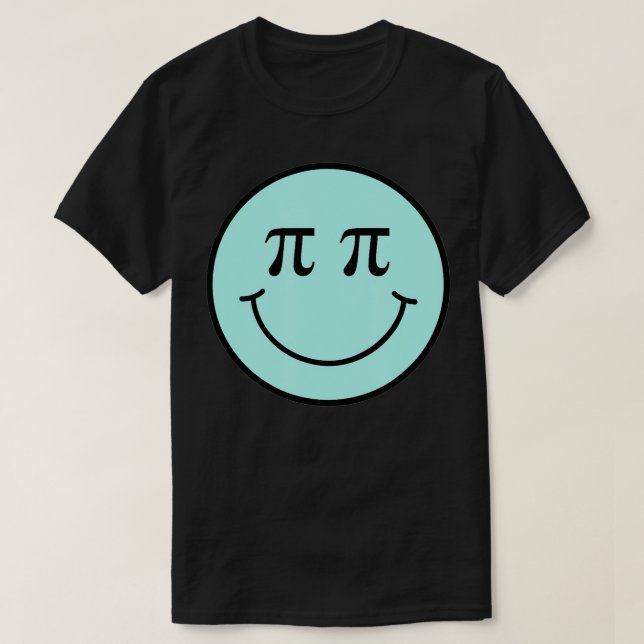 Math Pi Symbol Smile Face  T Shirt (Design framsida)