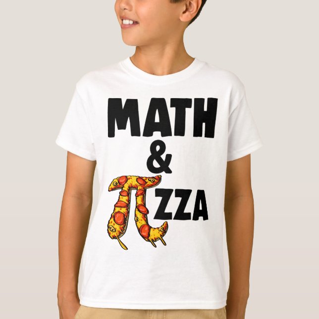 Math & Pizza Pi Funny Women Mathletics Kärlek Birt T Shirt (Framsida)