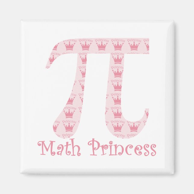Math Princess Pi Magnet (Framsidan)