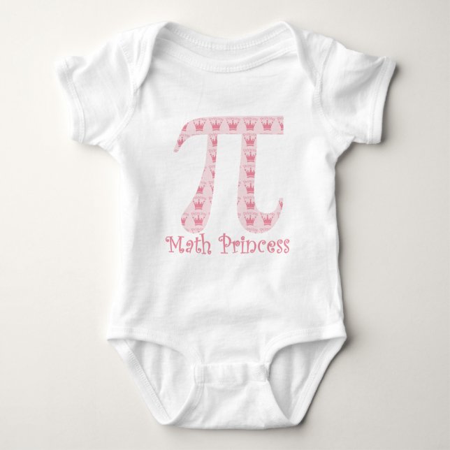 Math Princess Pi T-shirt (Framsida)