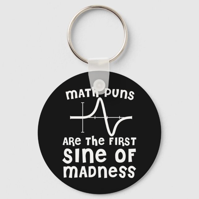 Math Puns är den första sinnet i Galenheta Nyckelring (Framsida)