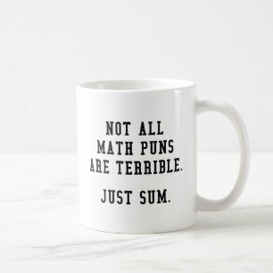 Math Puns Kaffemugg