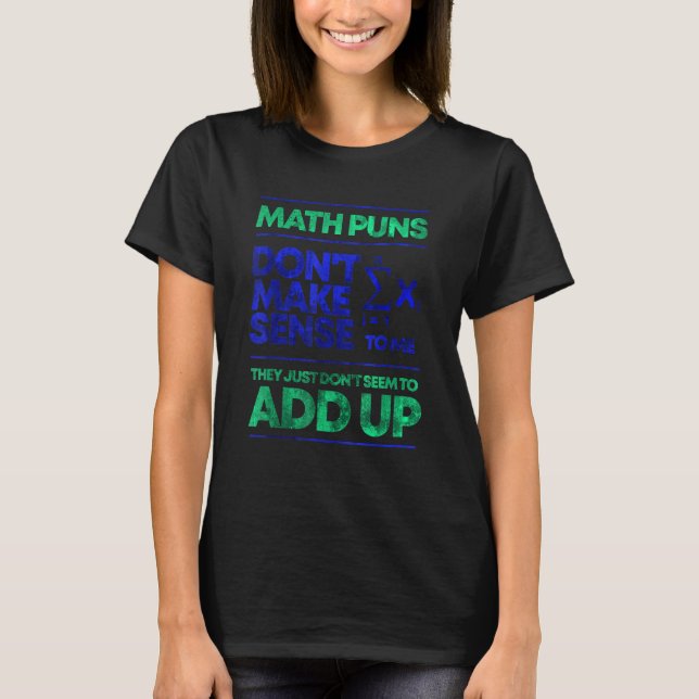 Math Punt gör mig inte klok 1 T Shirt (Framsida)