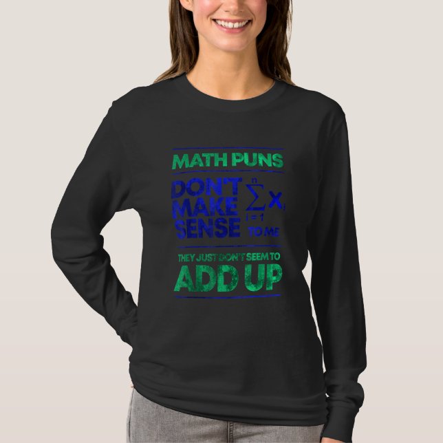 Math Punt gör mig inte klok 1 T Shirt (Framsida)