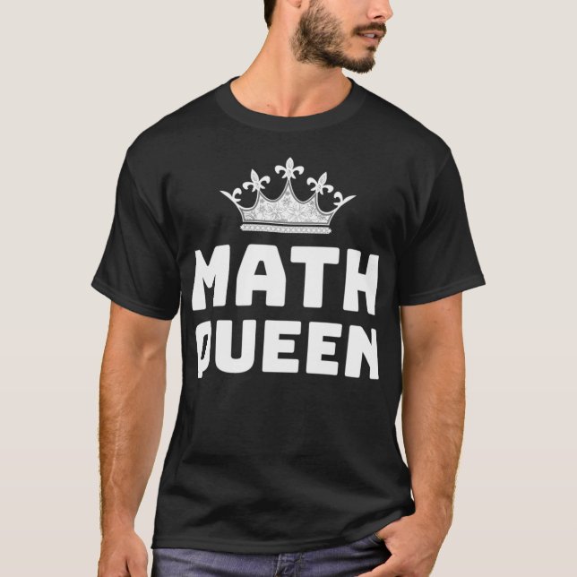 Math Queen pony kiddinx  T Shirt (Framsida)