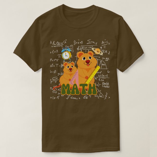 math quokkas t shirt (Design framsida)