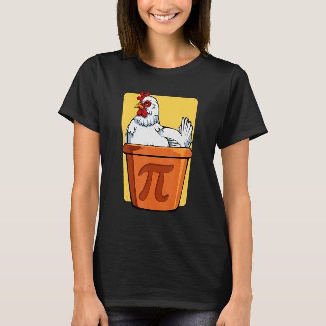 Math Quote Mathematics Nerd Pot Algebra Chicken Hu T Shirt (Framsida)