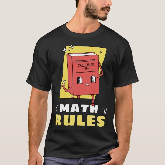math regler einstein  t shirt (Framsida)