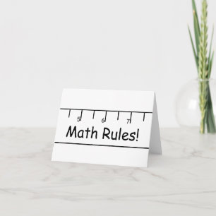 Math Regler! Kort