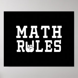 Math Regler Poster