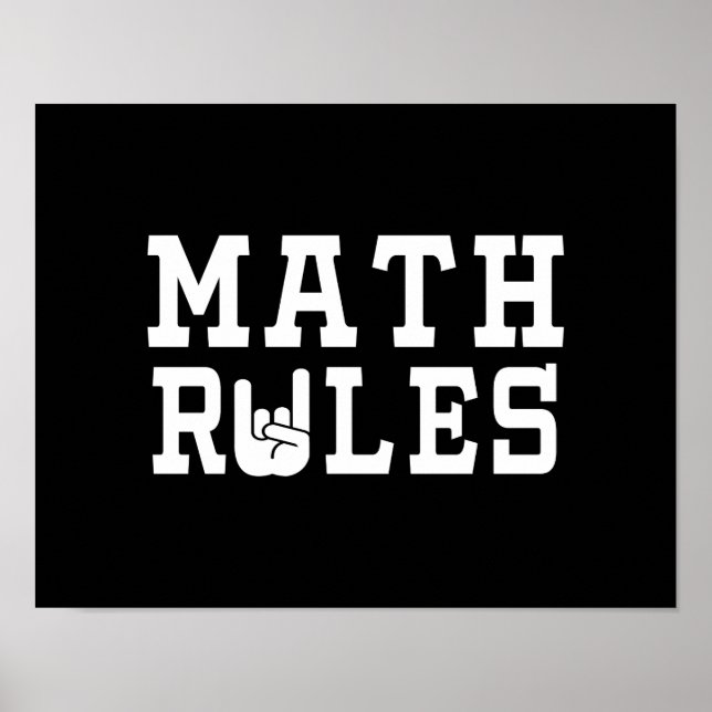 Math Regler Poster (Framsidan)