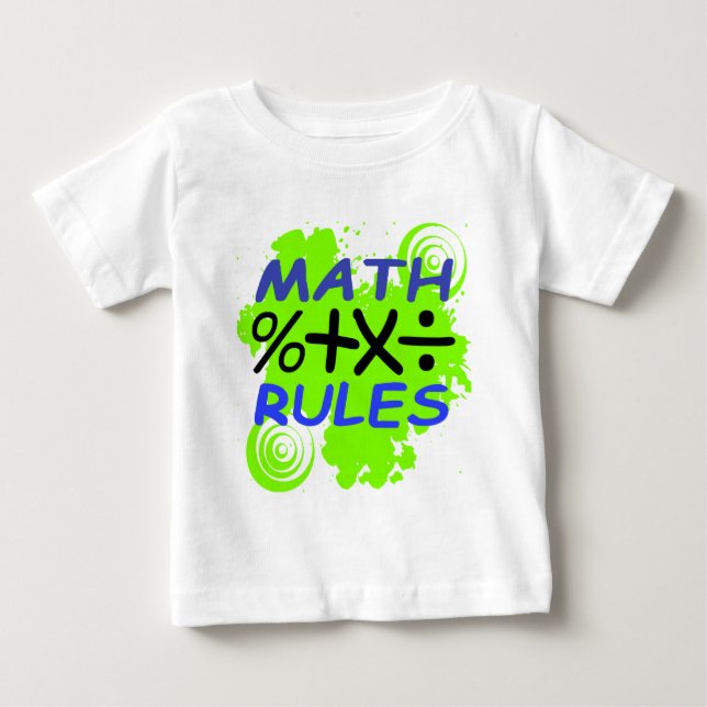 Math Regler Tee Shirt (Framsida)