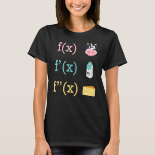 Math Roligt Cow Mjölk Ost Derivation Infinity Calc T Shirt