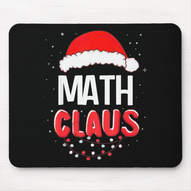 Math Santa Claus Christmas Matching Costume  Musmatta (Framsidan)