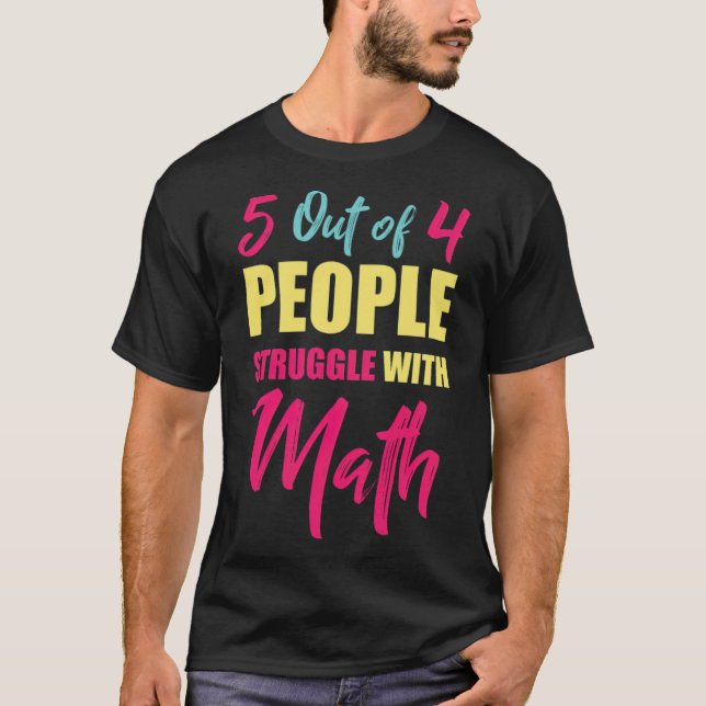 Math Sarcasm Gift-häst ord varumärke T Shirt (Framsida)