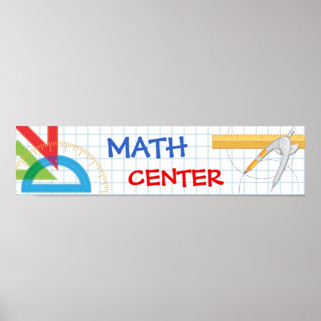 Math School Banner Poster (Framsidan)