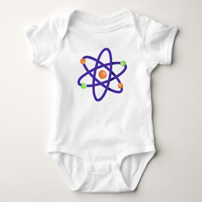 Math & Science Inslag - Atoms T Shirt (Framsida)