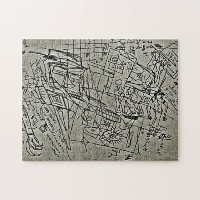 MATH SCRIBBLE PUSSEL (Horisontell)