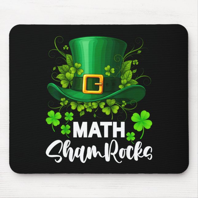 Math Shamrocks St. Patricks Day Skola  Musmatta (Framsidan)