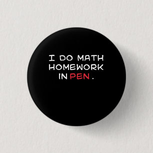 Math skrivar in knapp