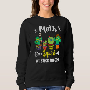 Math Squad School Cactus Team Math Teacher Crew T Shirt