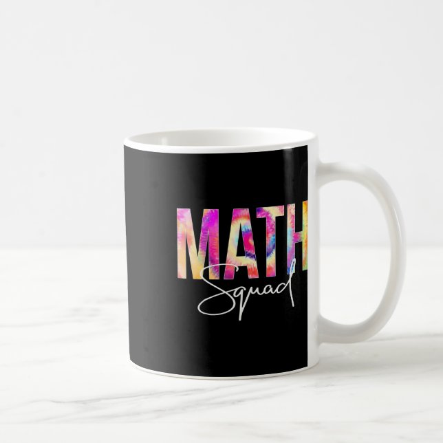 Math Squad Tie Dye Back to school Women uppskattar Kaffemugg (Höger)