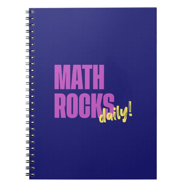 Math Sten Daily Anteckningsbok (Framsidan)
