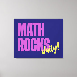 Math Sten Daily Canvastryck
