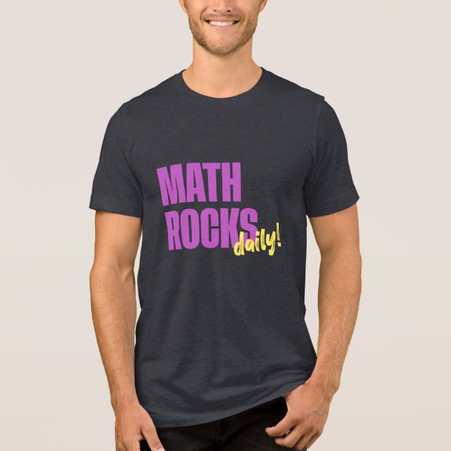 Math Sten Daily! Coola T Shirt (Framsida)