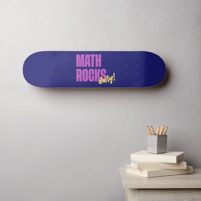 Math Sten Daily Mini Skateboard Bräda 18,5 Cm (Väggkonst (Horz))