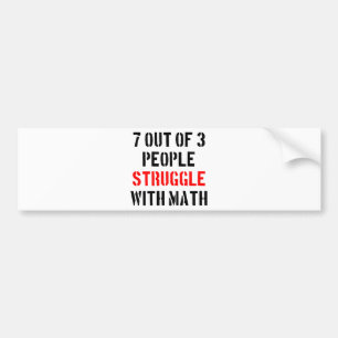 Math Striuggle Bildekal