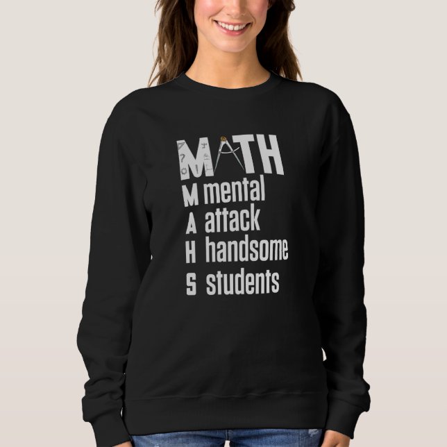 Math Subjekt for Handsome Student Funny Math T Shirt (Framsida)