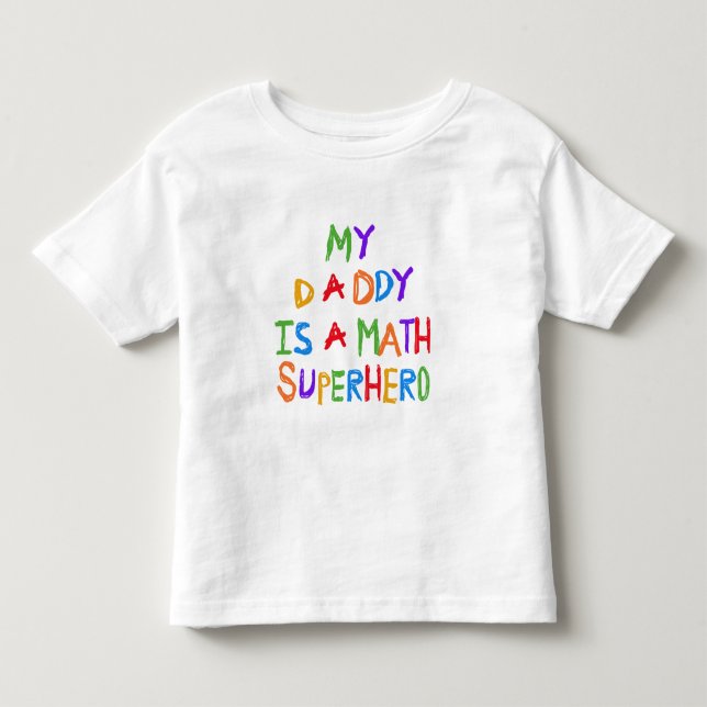 Math Supershjälte T-shirt (Framsida)