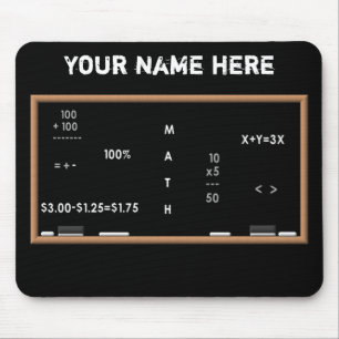 Math svarta board musmatta