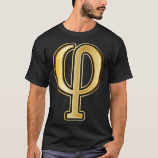 Math Symbols Guld Ratio Phi Math Fläkt Gift ridnin T Shirt