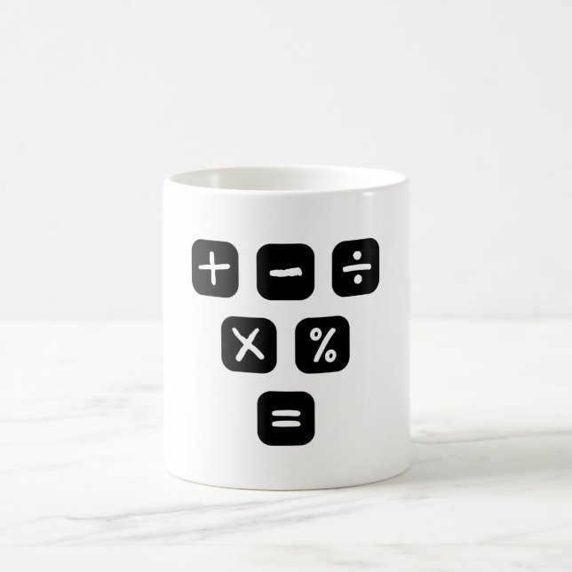 Math Symbols mathematical Signs Kaffemugg (Center)