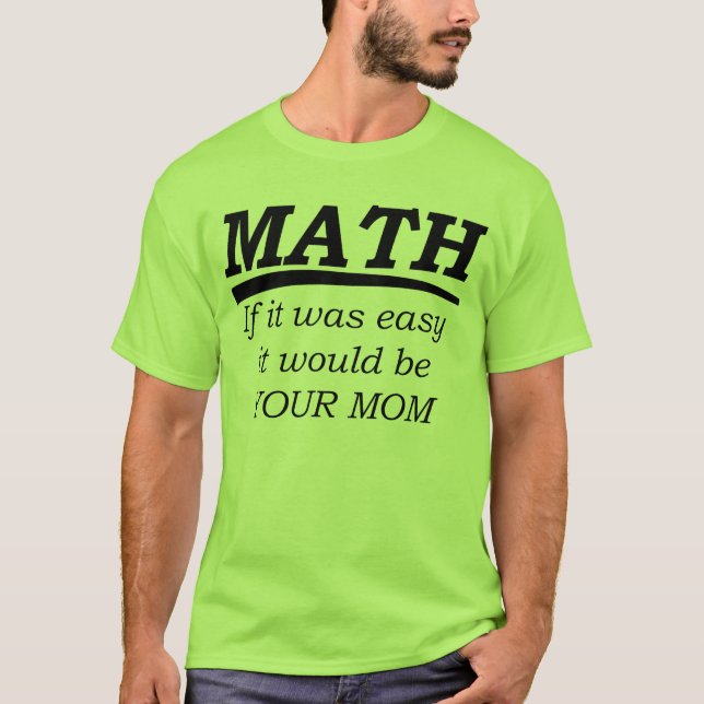 Math T-shirt (Framsida)