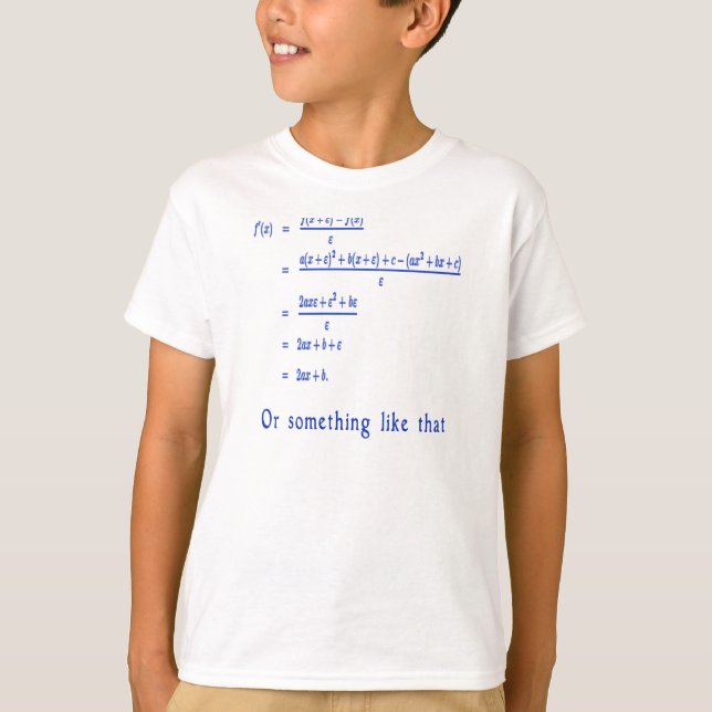Math T-shirt (Framsida)