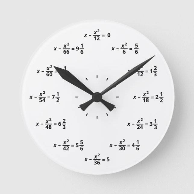 Math tar tid på rund klocka (Framsida)