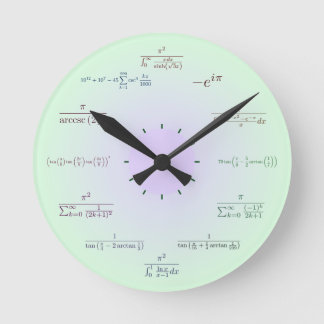Math tar tid på rund klocka