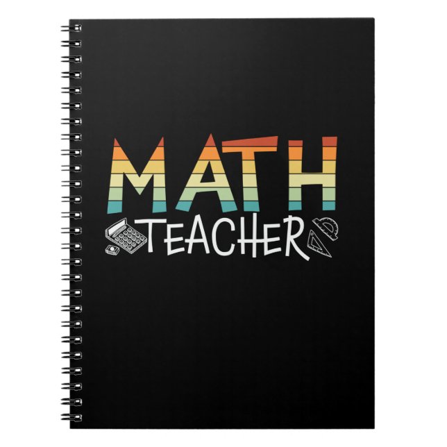 Math Teacher Anteckningsbok (Framsidan)