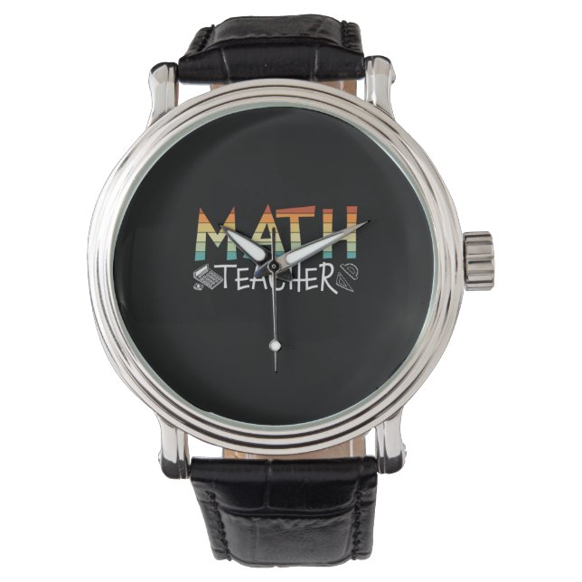Math Teacher Armbandsur (Framsida)