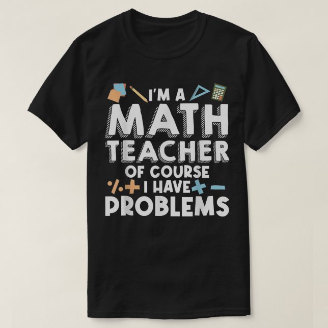 Math Teacher Art Manar Women Statistics Algebra Ma T Shirt (Design framsida)